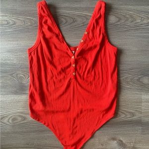 BP red tank bodysuit
